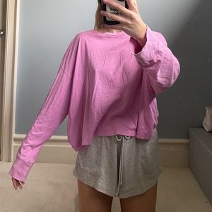 Pink aerie top